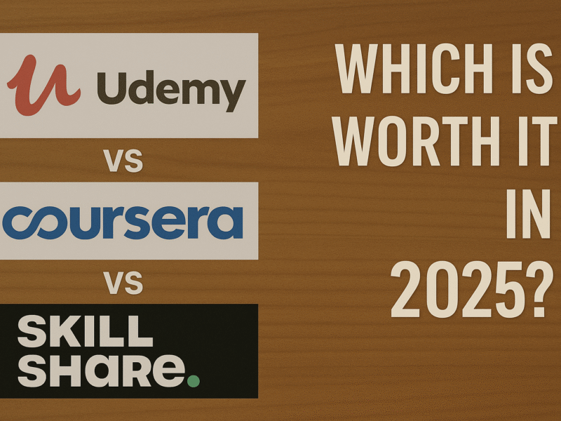 udemy vs coursera vs skillshare