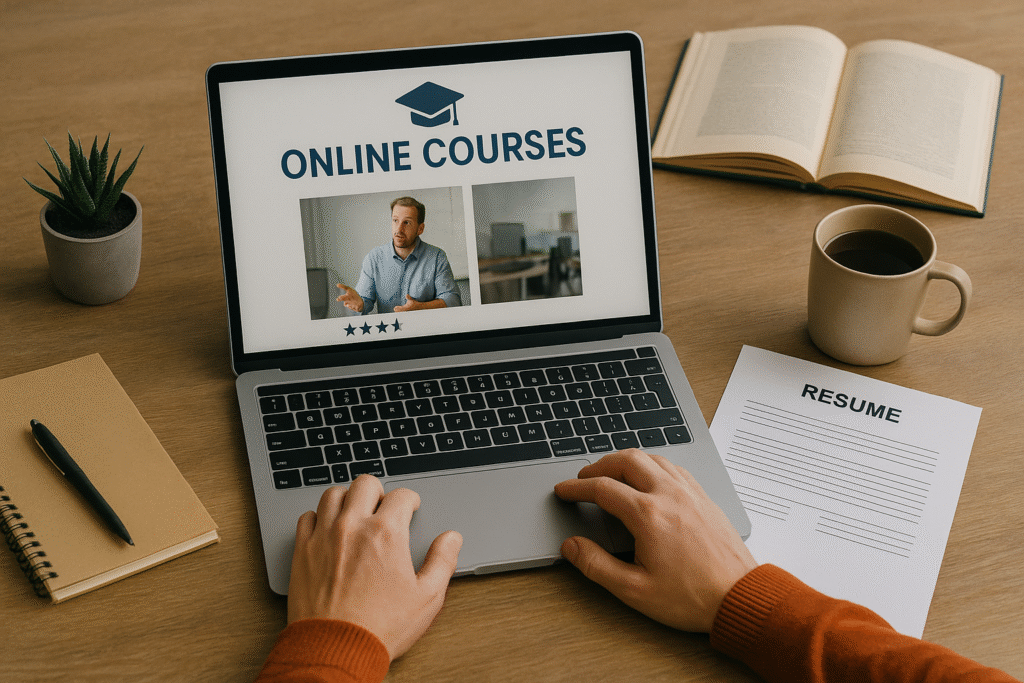 how to choose an online course for career advancement